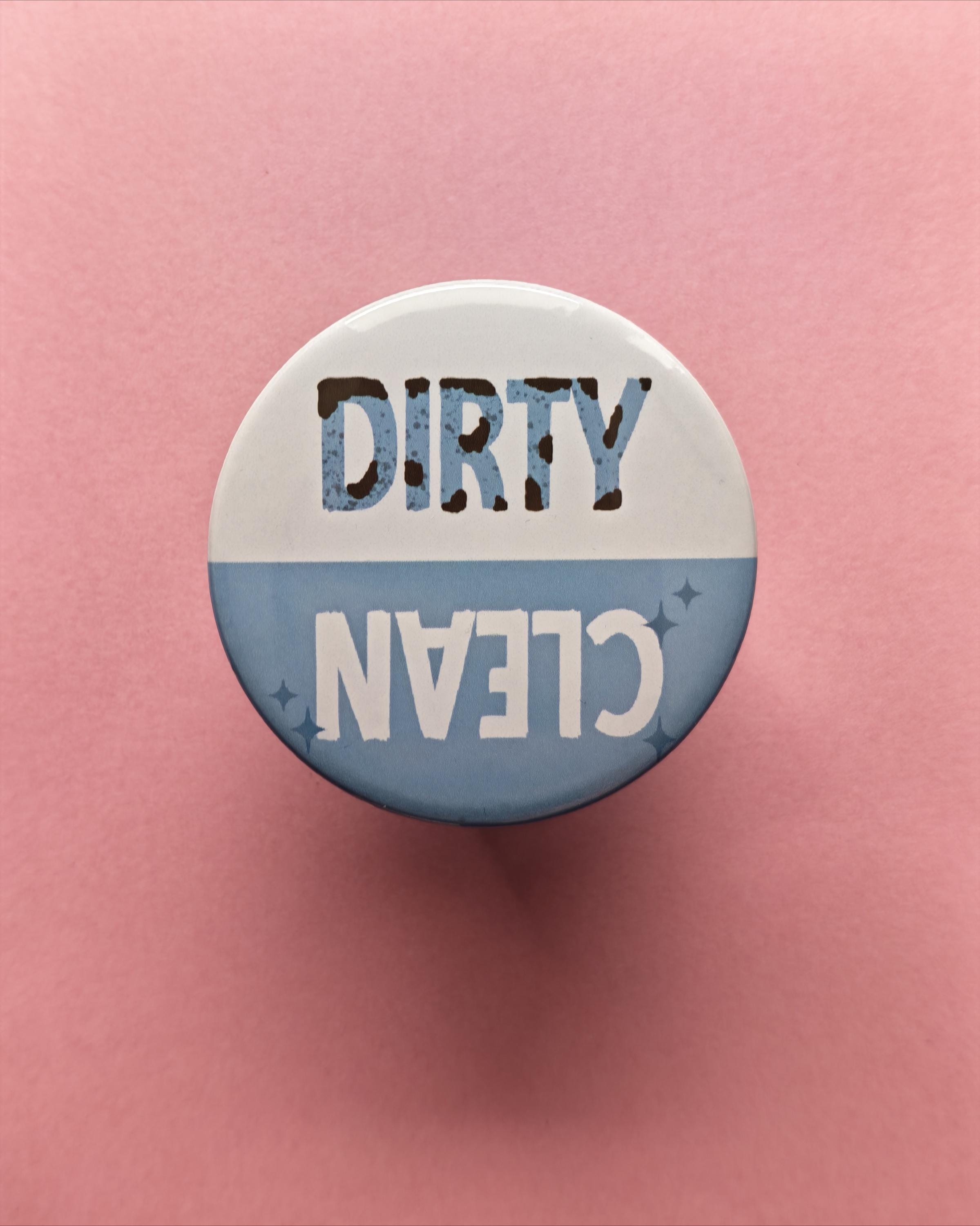 Clean Dirty Dishwasher Magnet Sign – Reversible Washing Machine Status Indicator for Kitchen & Laundry Room