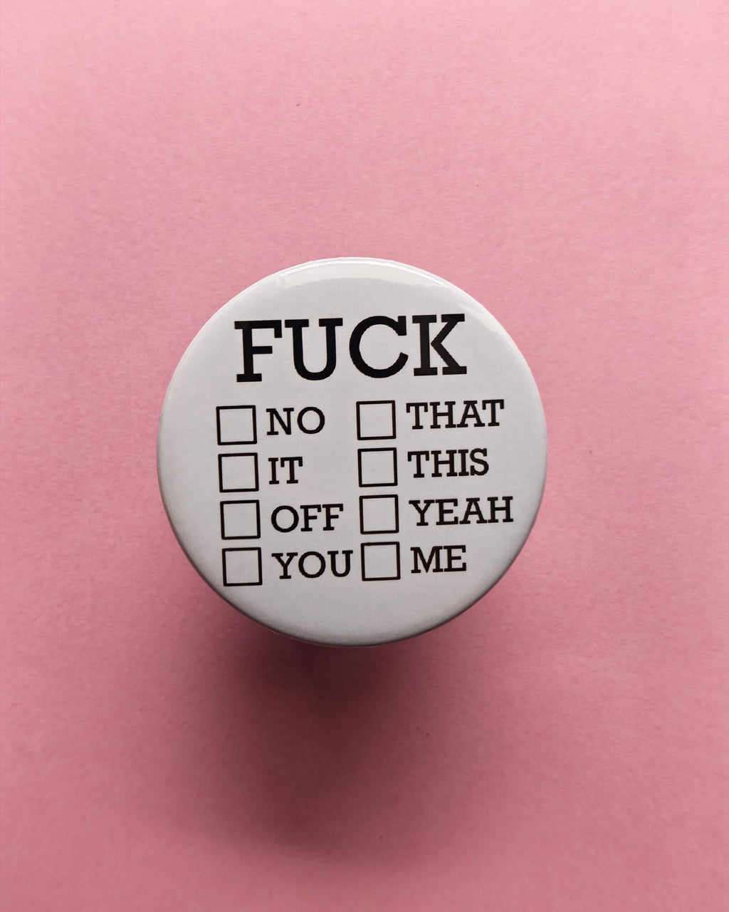F*ck Mood Magnet – Sarcastic Whiteboard Fridge Magnet (Includes Marker)